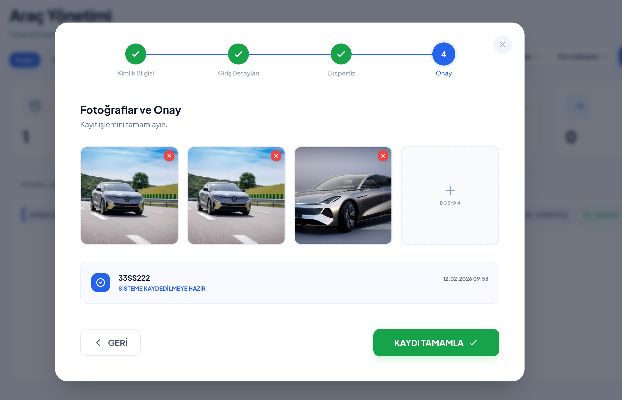 Yediemin Otopark Yazılımı ekran görüntüsü 5